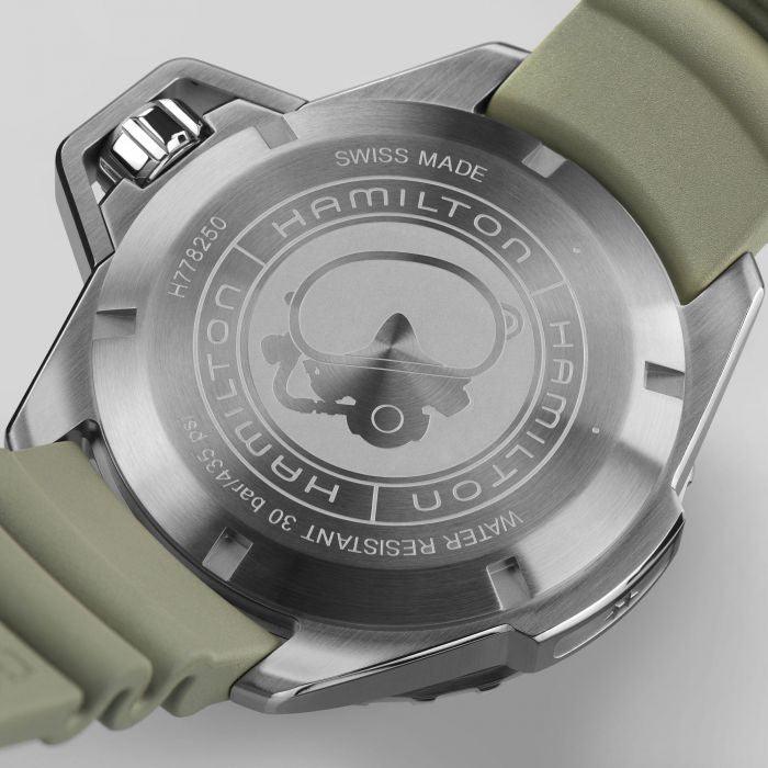 KHAKI NAVY FROGMAN AUTO Carica automatica | 46mm | H77825331 - Gioielleria Conte