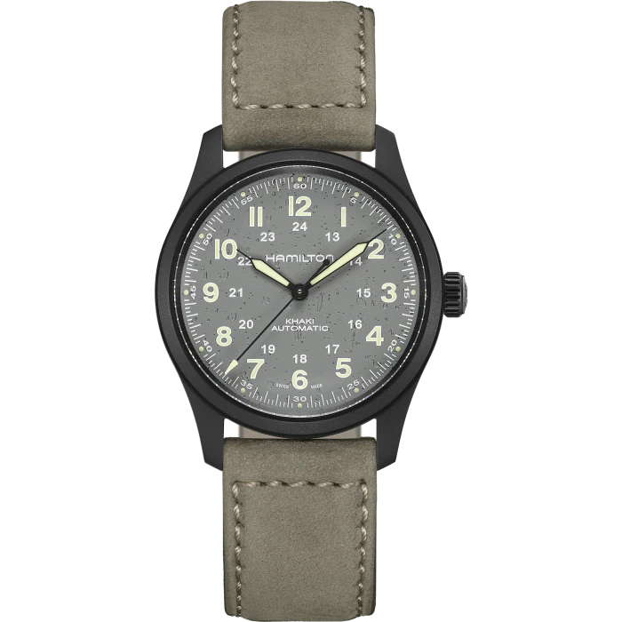 KHAKI FIELD TITANIUM AUTO Carica automatica | 38mm | H70215880 - Gioielleria Conte