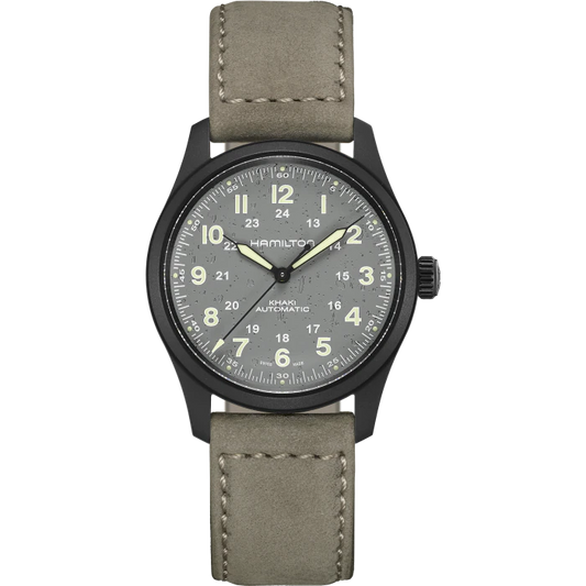 KHAKI FIELD TITANIUM AUTO Carica automatica | 38mm | H70215880 - Gioielleria Conte